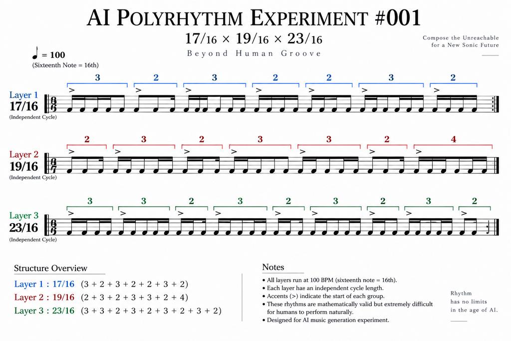 Polyrhythmic Subterranean #インストチャレンジ artwork