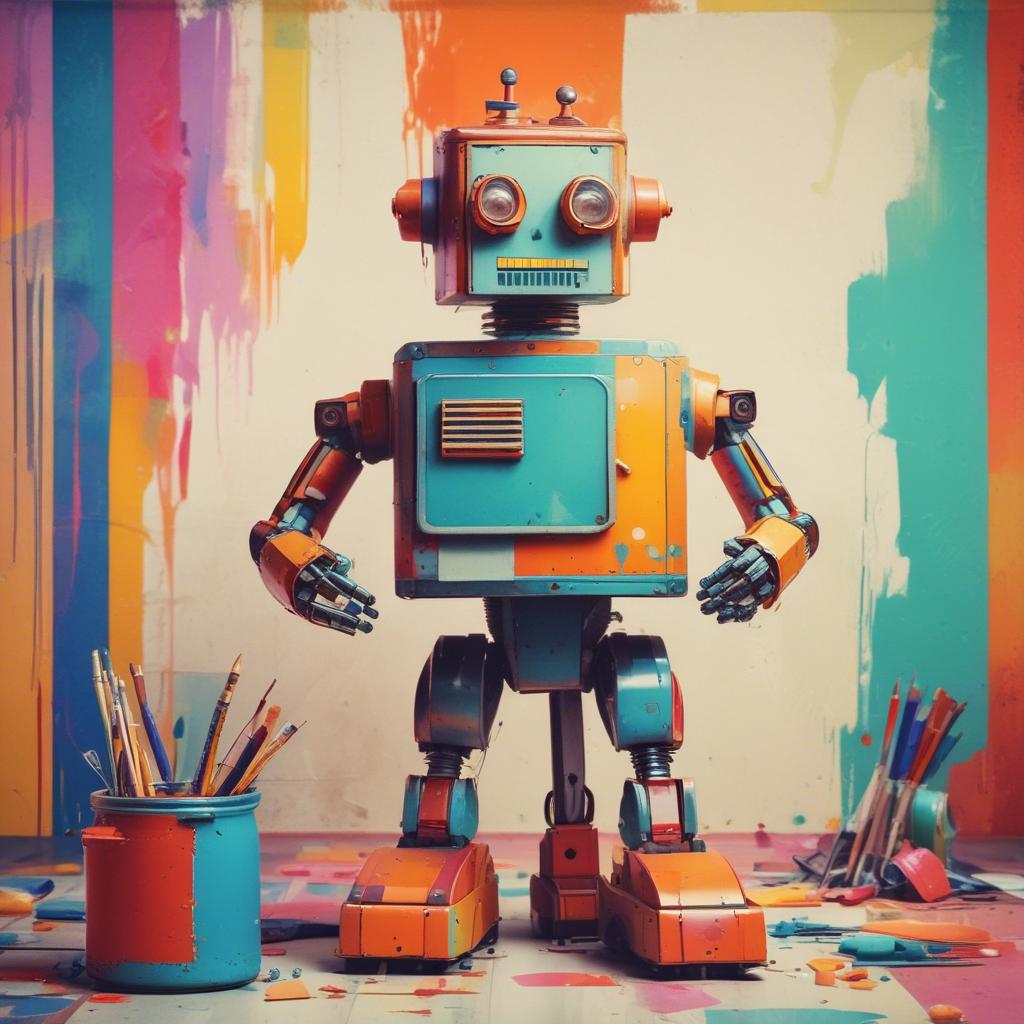 Robô desenhista artwork