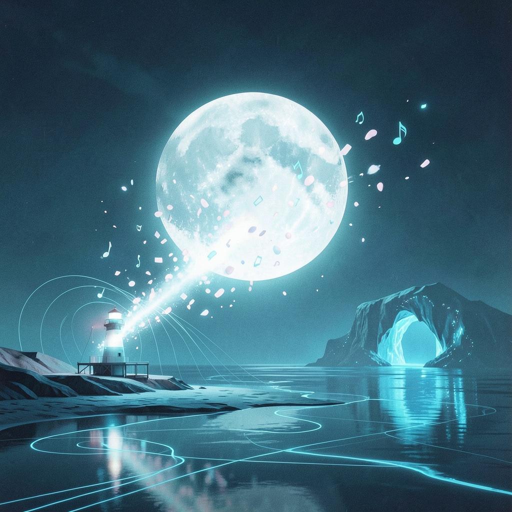 moon explosion artwork
