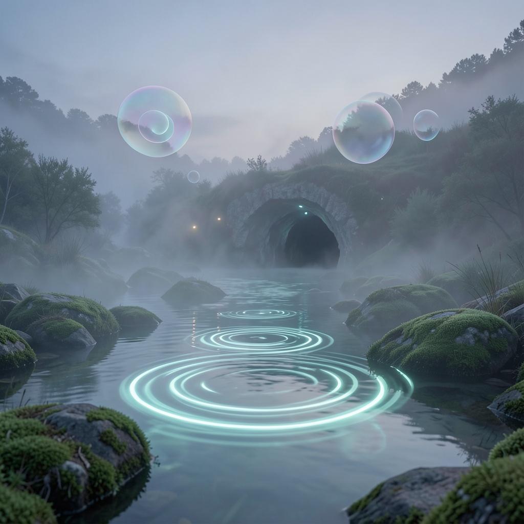 528Hz Rest by the stream -02g artwork