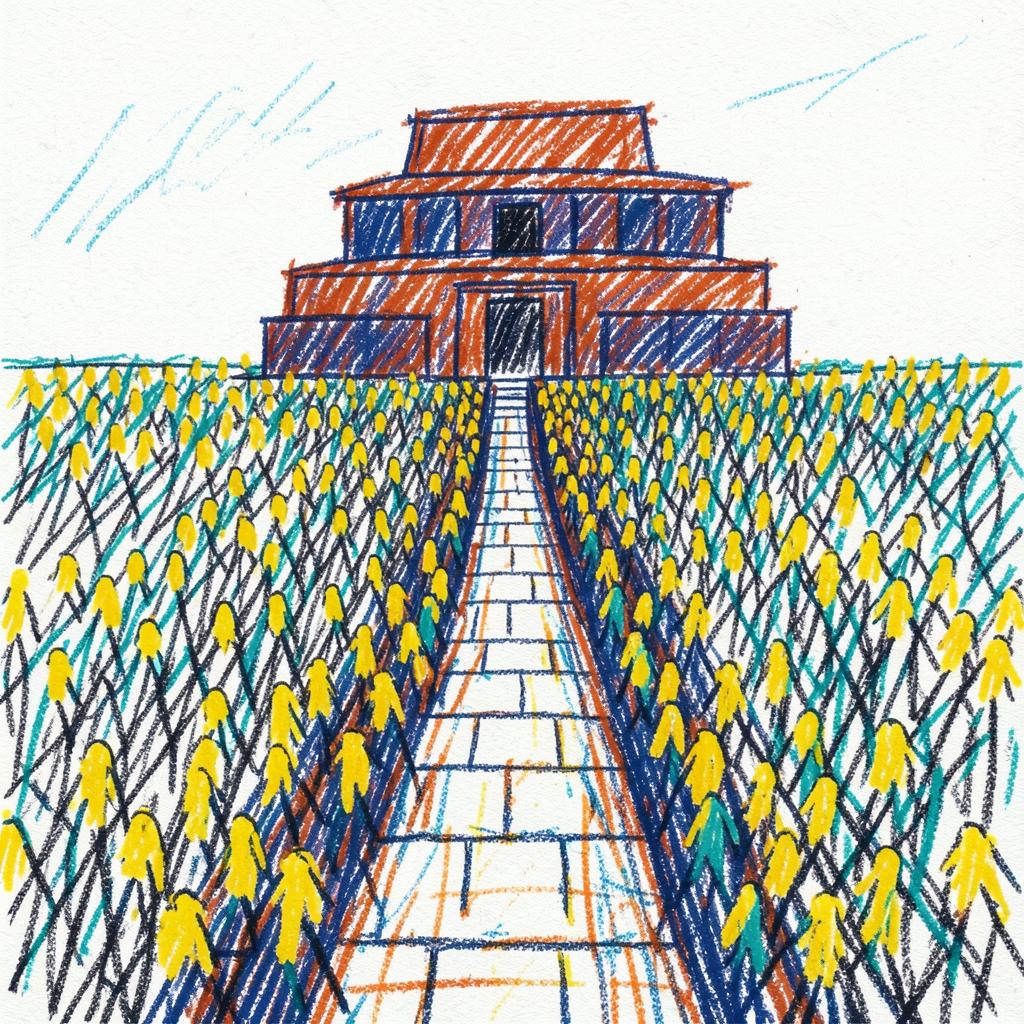 NEHEMIAH CH 7C Priests Levites and Temple Servants artwork