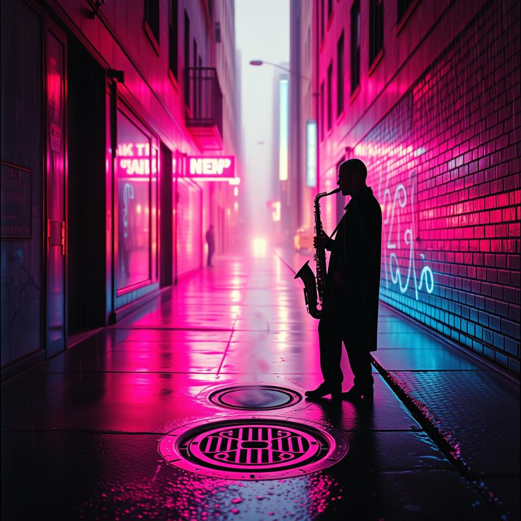 "Midnight on 57th" Long artwork