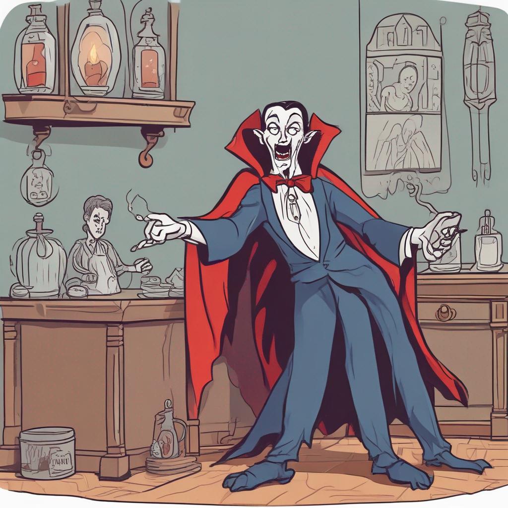 This Funny Vampire Keeps Dying artwork