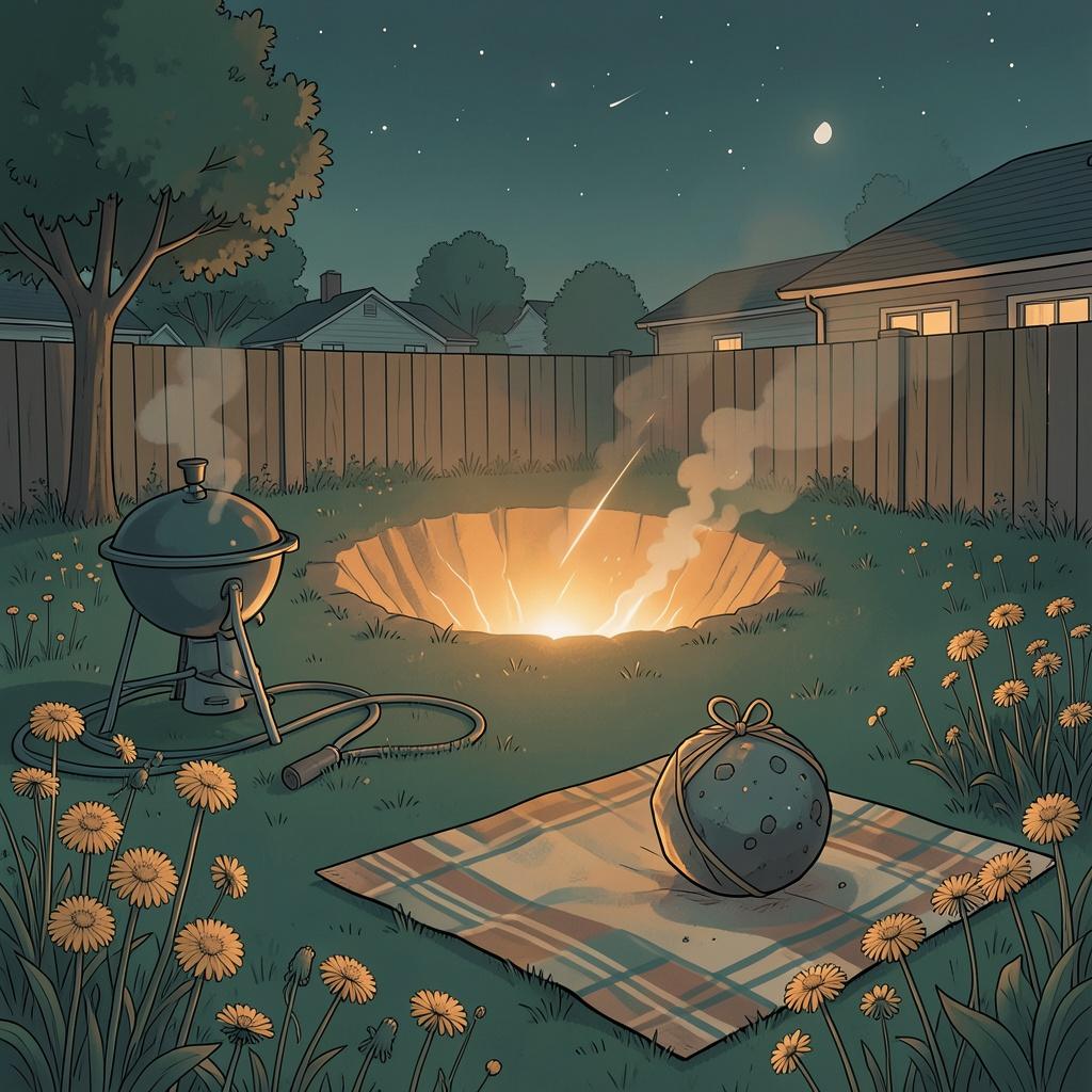 Leftover Meteor in My Backyard artwork