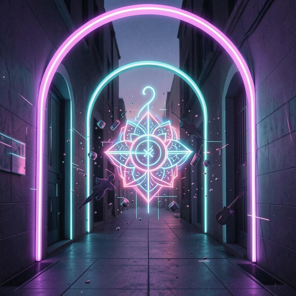 Maqam neon artwork