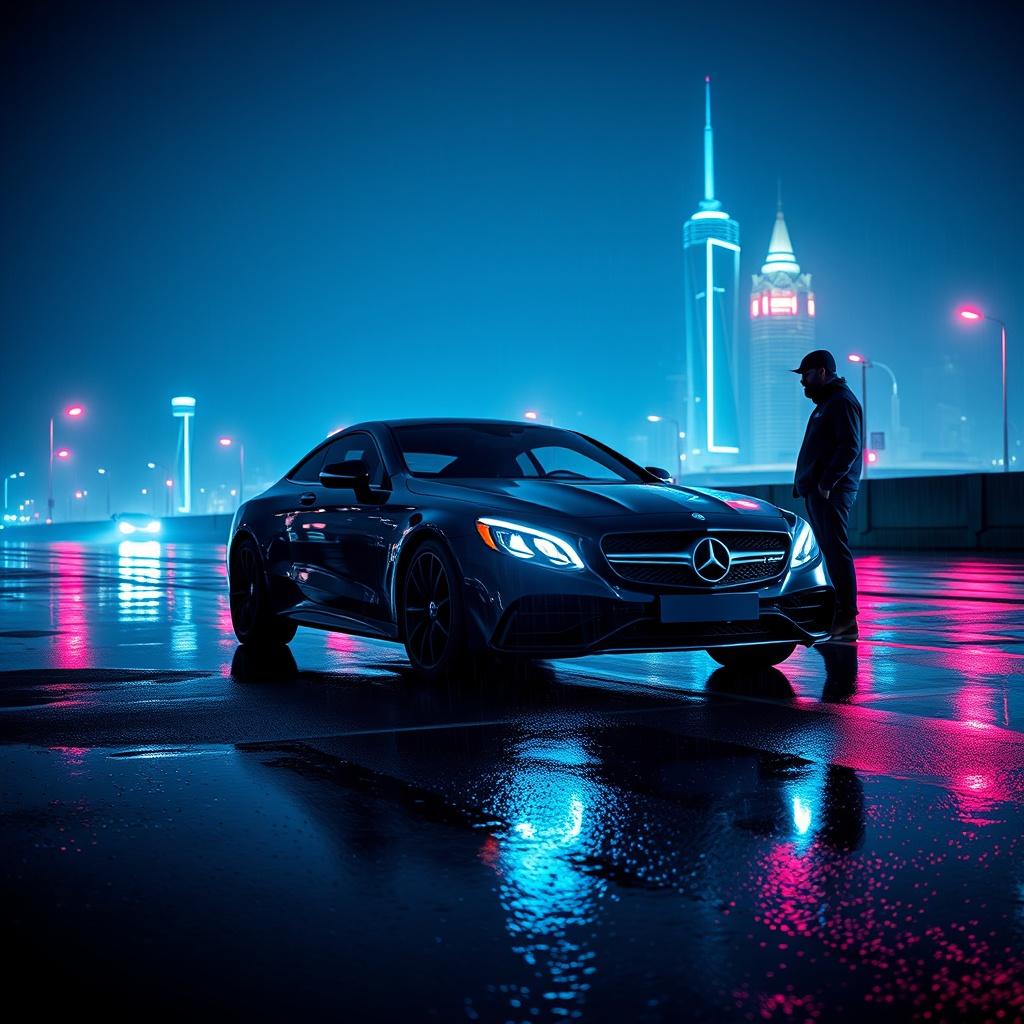 Eiskalt Schwarzer Benz artwork