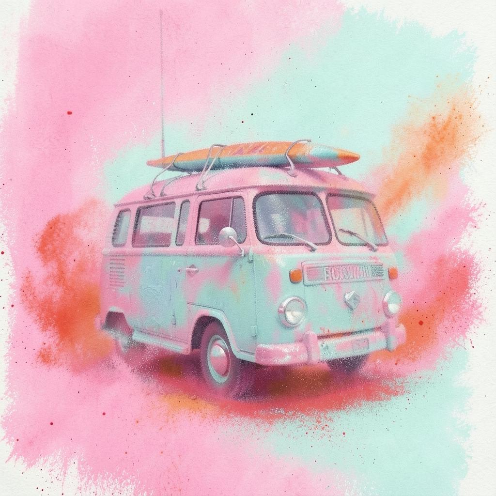 Samba Bus - ROCKABILLY SURF ROCK - by MARTY artwork