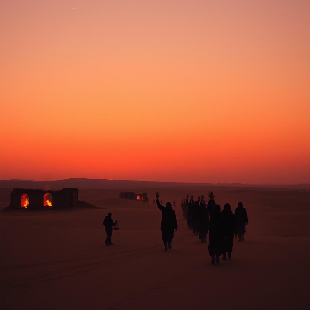 "نجوم خلف الدخان"(Stars Beyond the Smoke) artwork