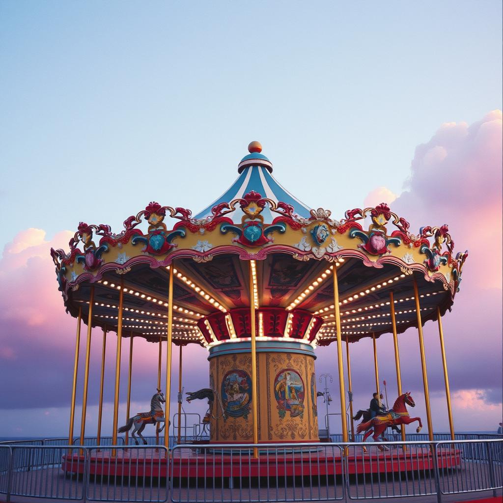 Jesus has died, and the merry go-round h artwork