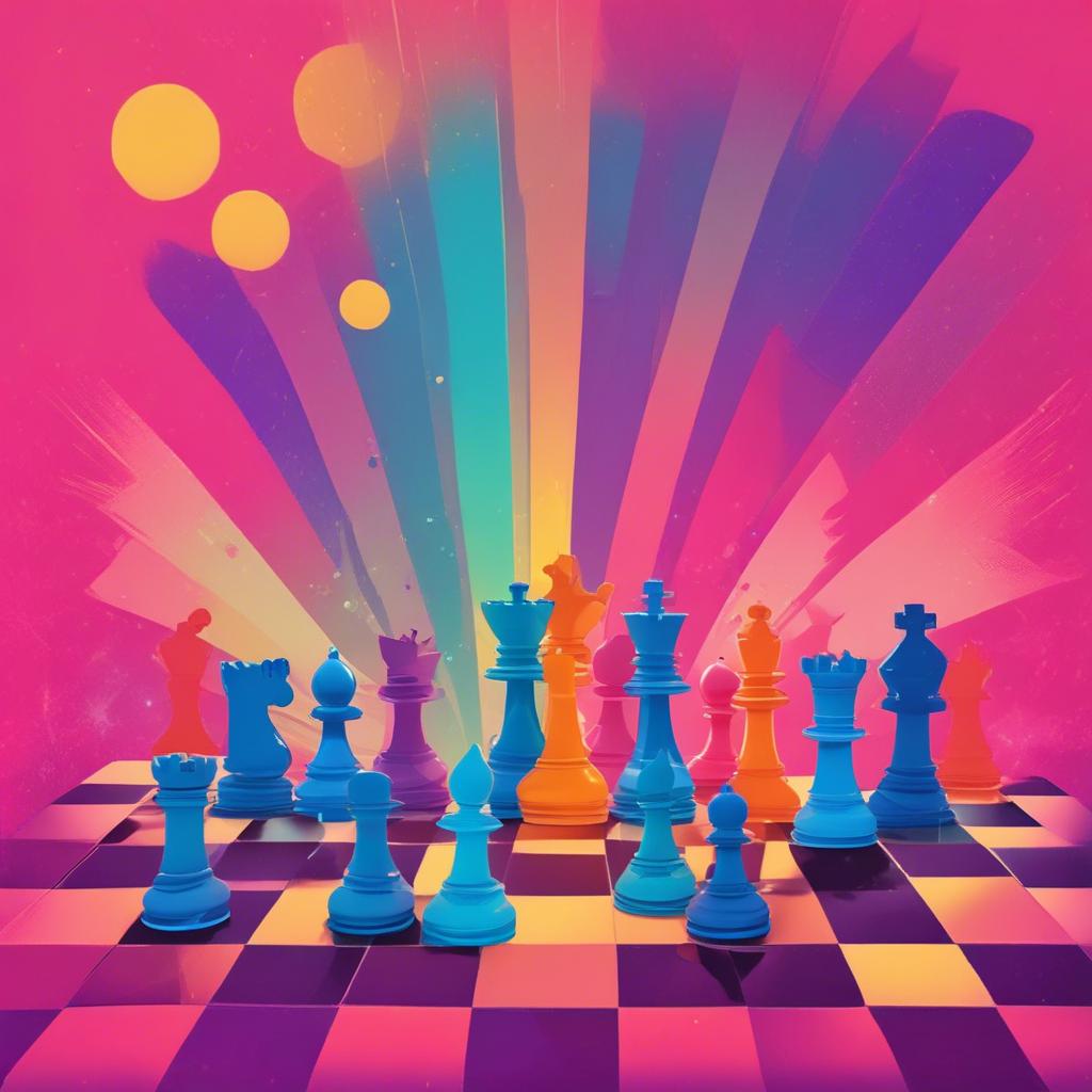 szachowym klocem artwork