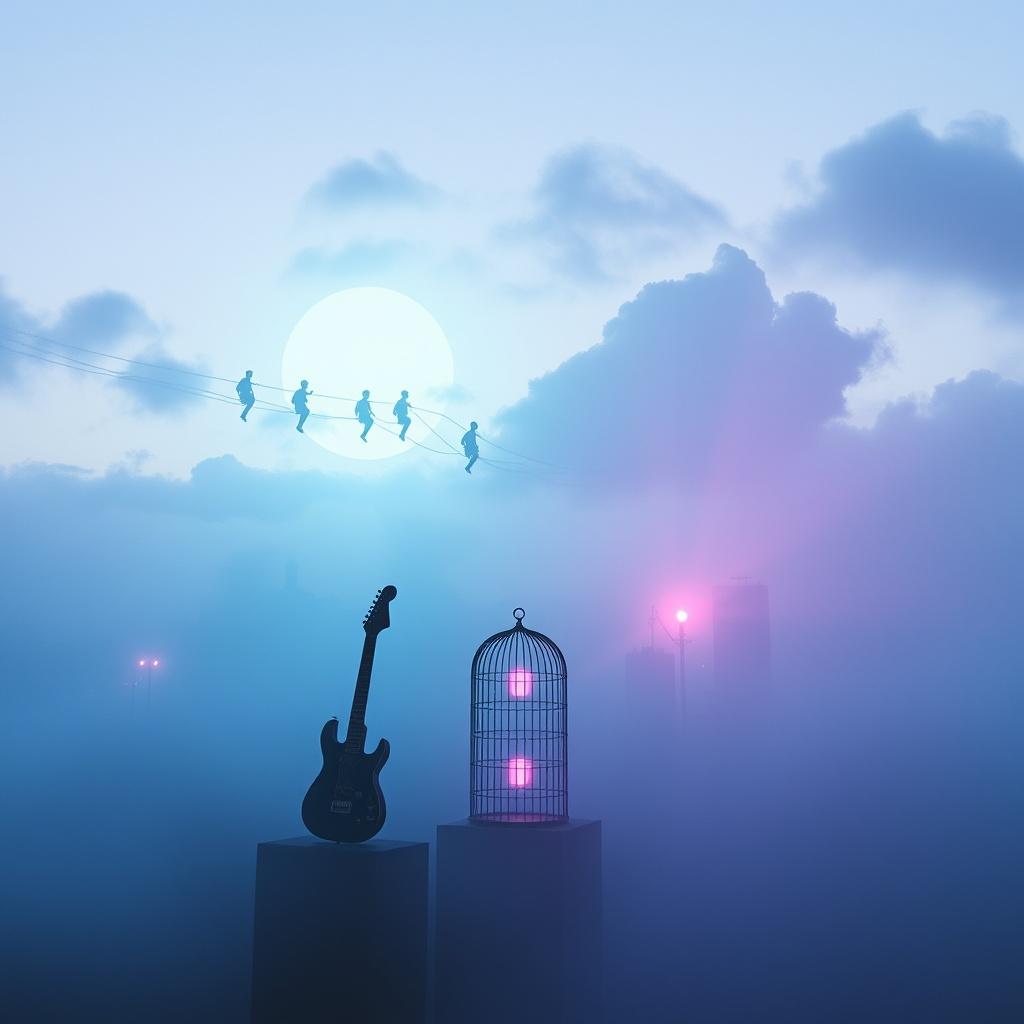 Neon Sky-Scratch artwork