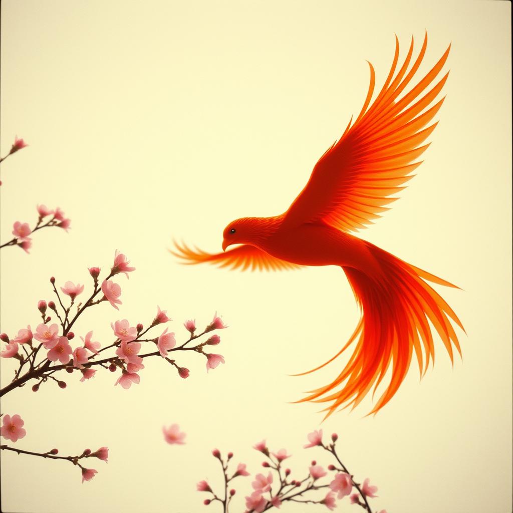 White phoenix artwork