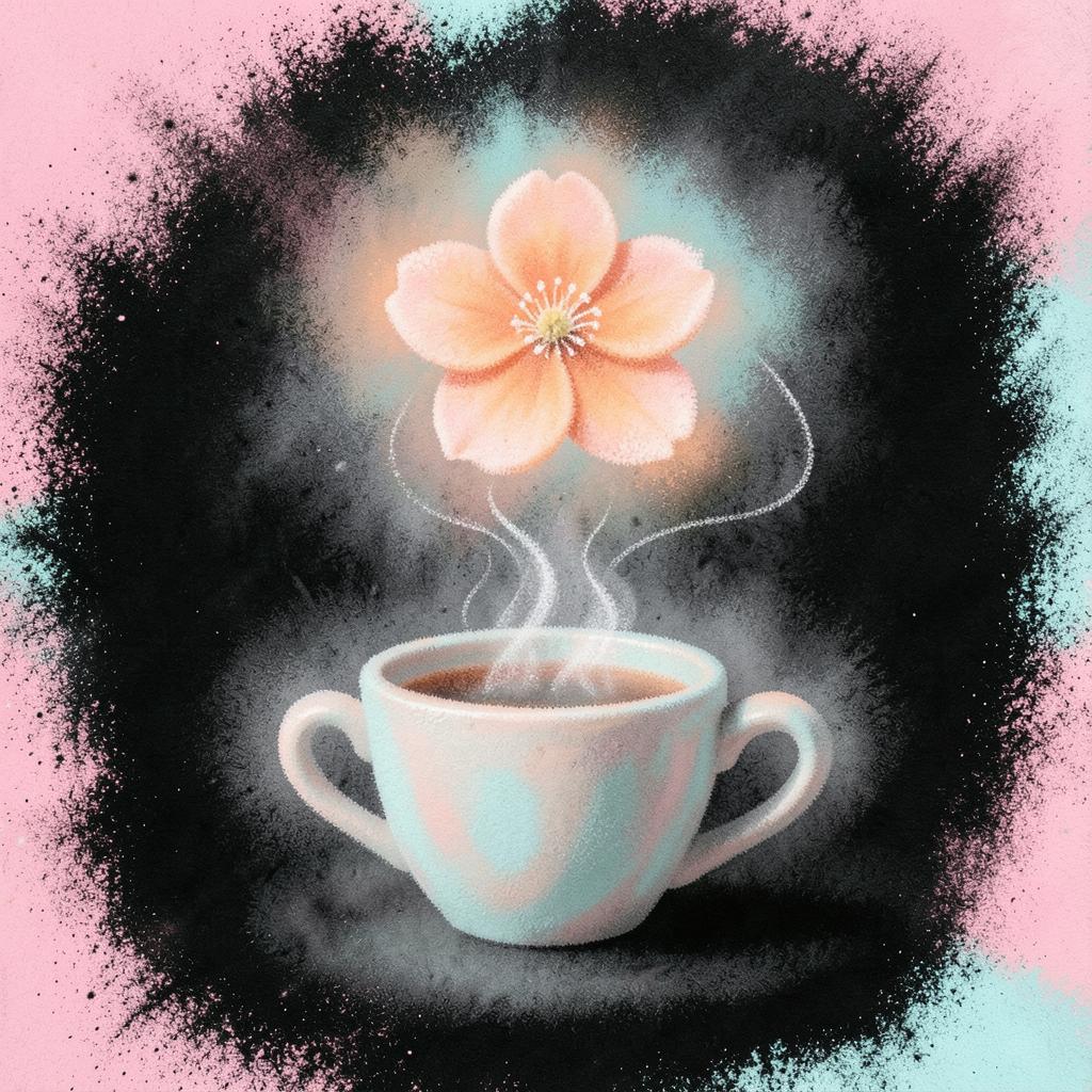 《白髮不怕多，桃花還能開》 artwork