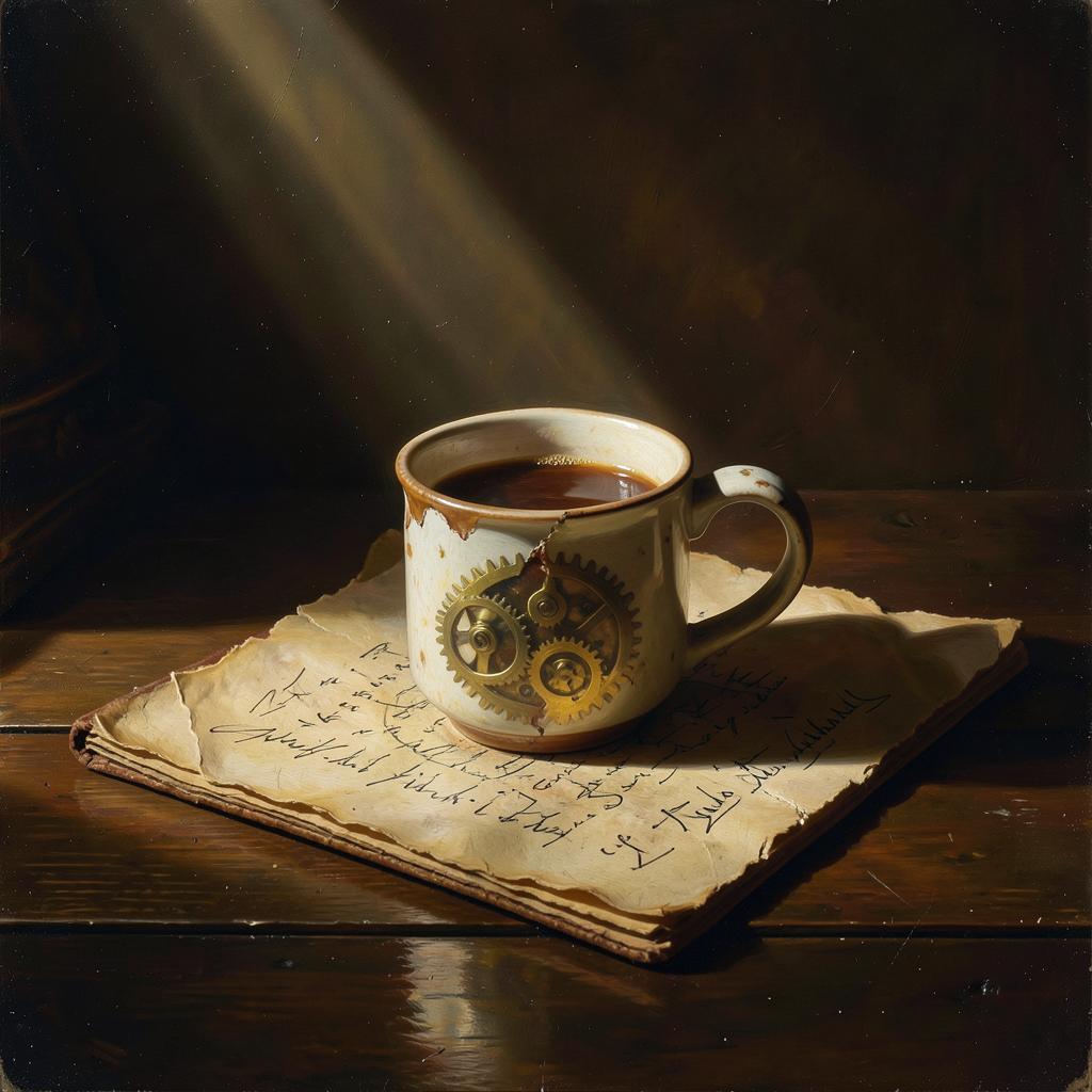 Cortado in the Magitek Lounge artwork