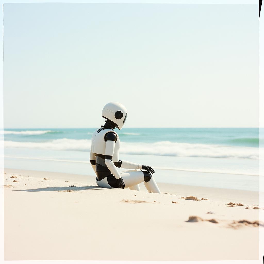 海とアンドロイド – Sea and Android artwork