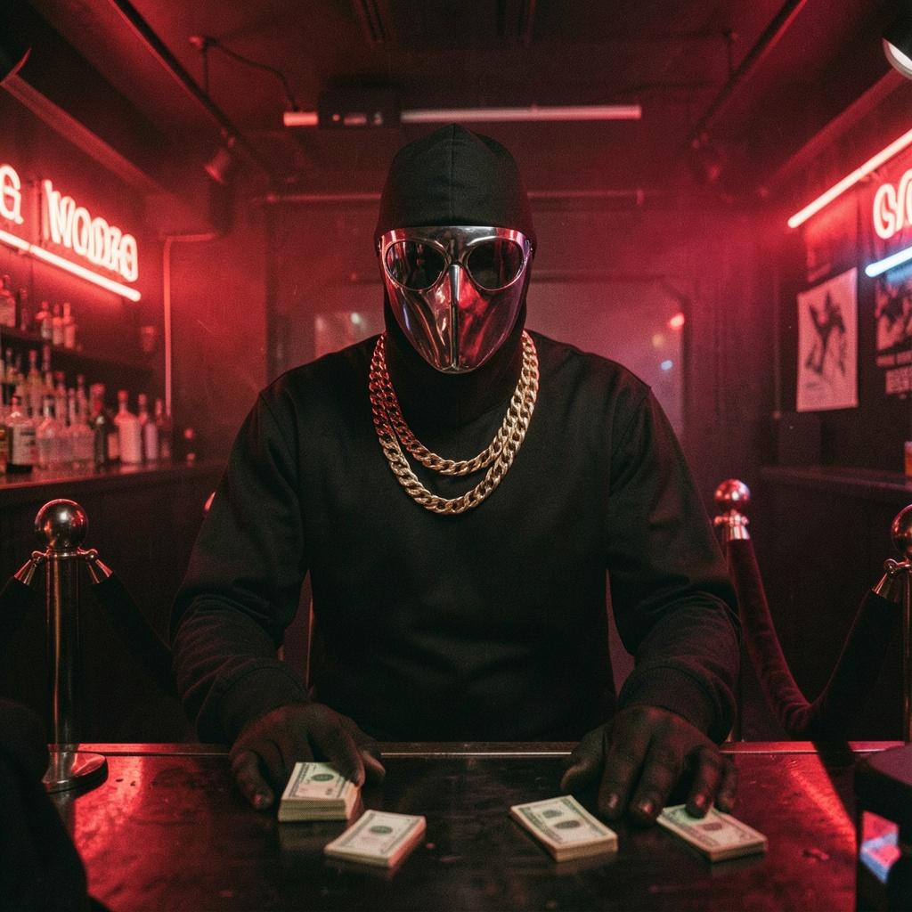 Chrome-Masked Gringo Ninja artwork