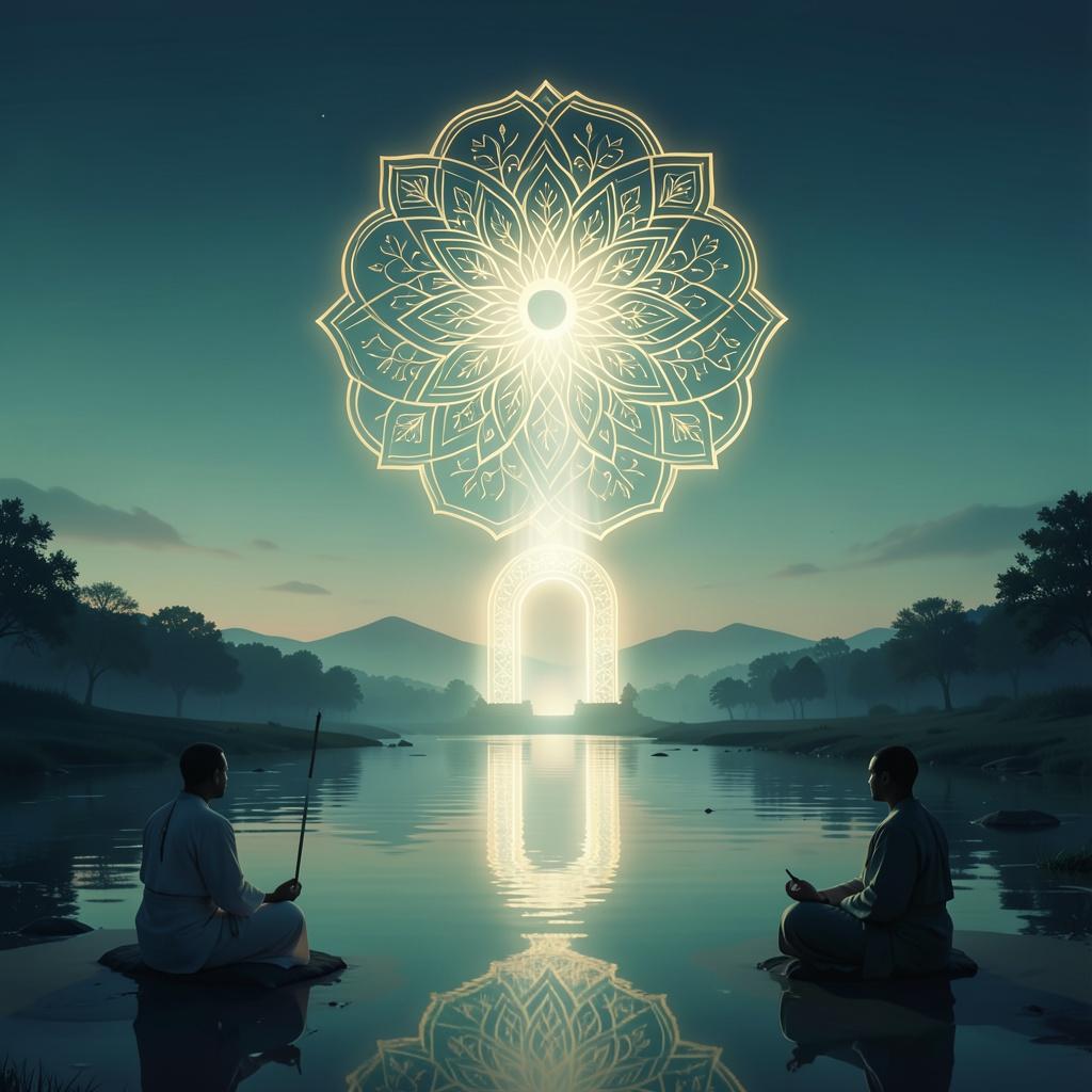 「놓아라, 그리고 건너가라」 artwork