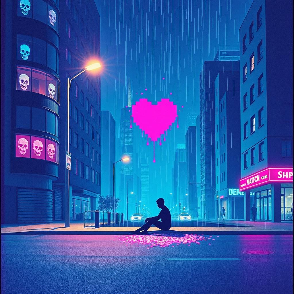 “Static Smile // Digital Graves” artwork