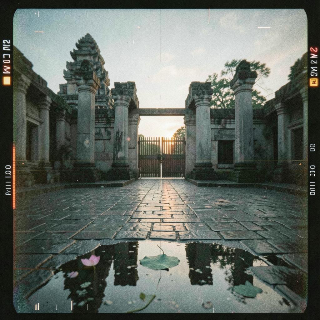 8. Standing in the Courtyard of Daeungjeon (대웅전 앞마당에 서서) artwork