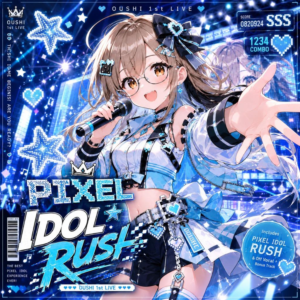 桜紫 2nd Album『PIXEL IDOL RUSH』 💙🎤✨