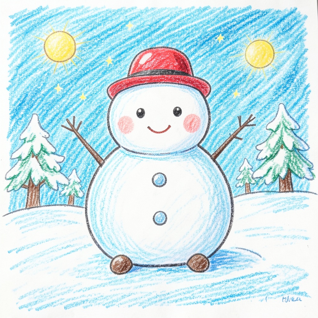 "雪だるま"🧤 artwork