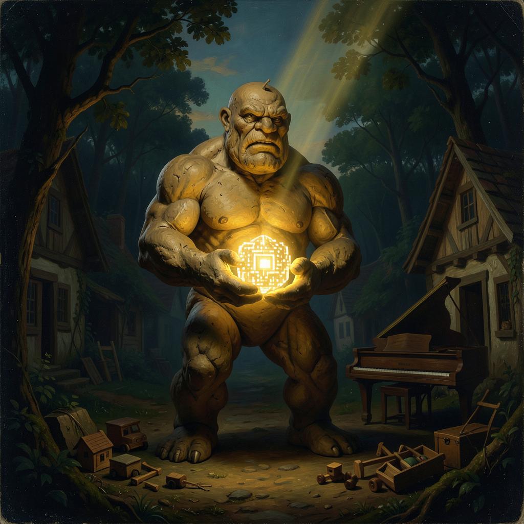 The Golem Protects Tonight (Spanish Version) artwork