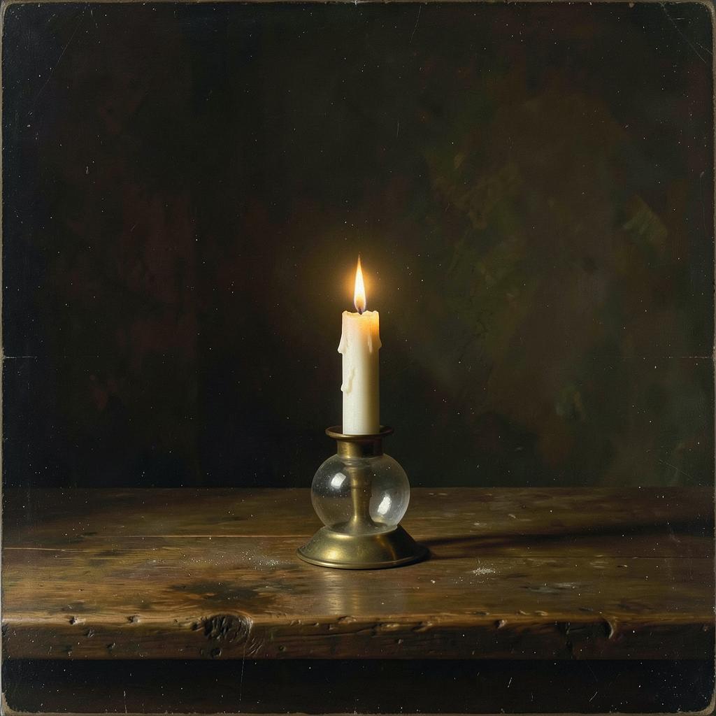 Somewhere  there a light left on artwork
