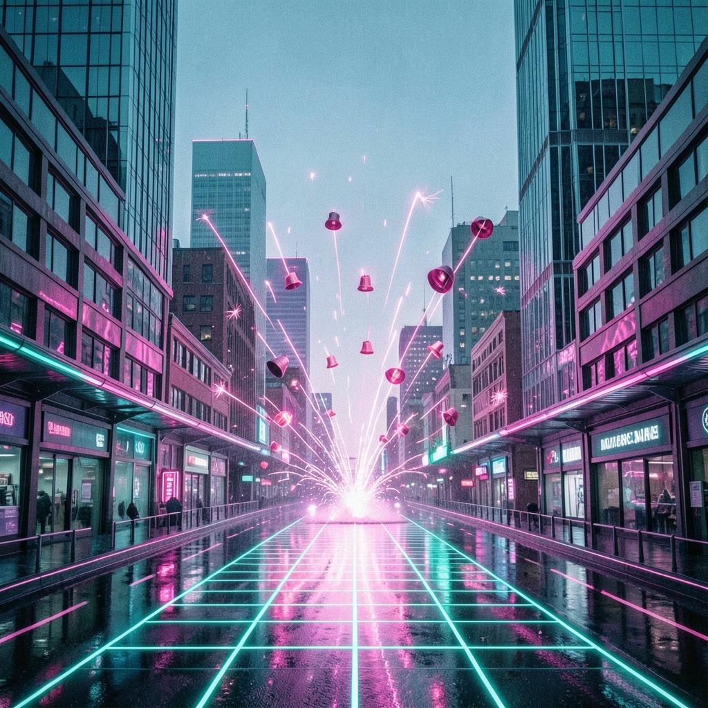 Neon Cowbell Collapse artwork