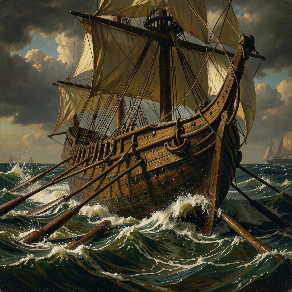 The Wake Behind Our Oars — Ember of Midgard — Nordic Folk Rock artwork
