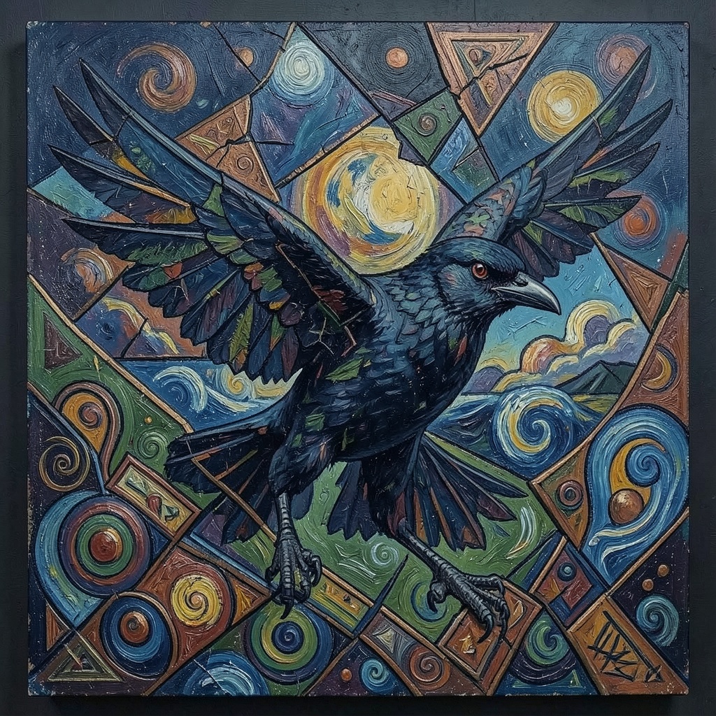 You Were a Song (raven) artwork