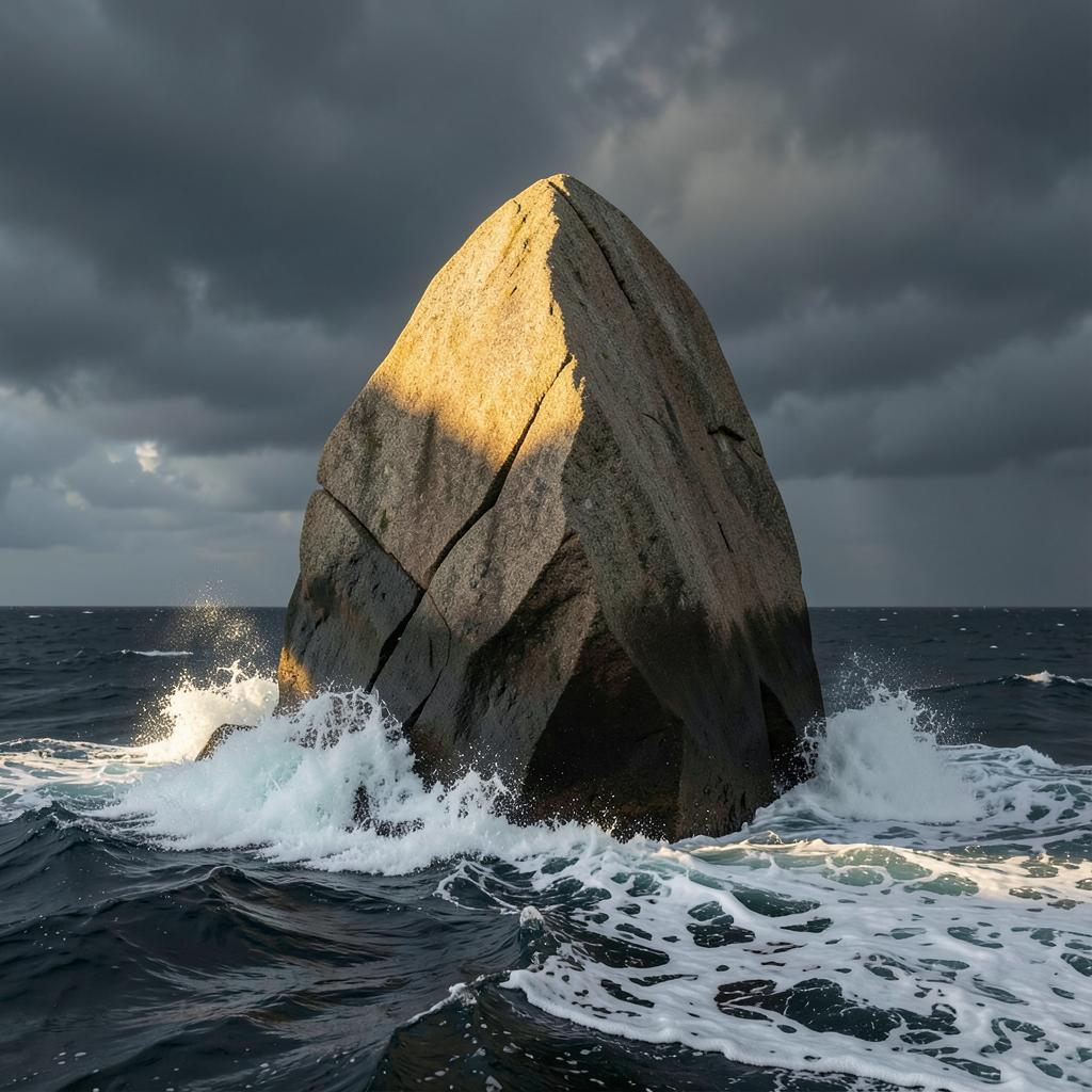 On the rock I will stand artwork
