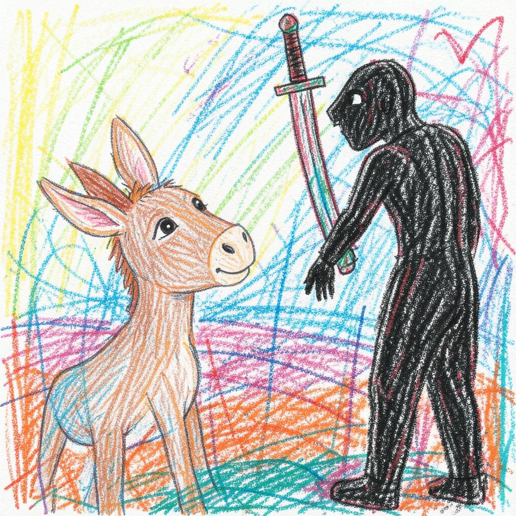 The Ass Saw Him First artwork