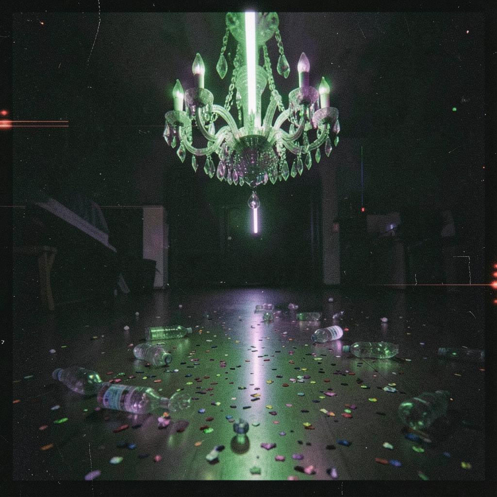 Glass floor artwork