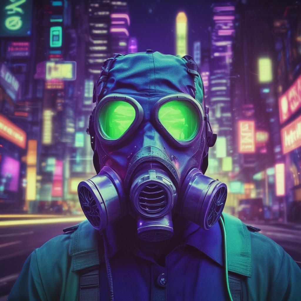 Gas Mask Raver 1 artwork