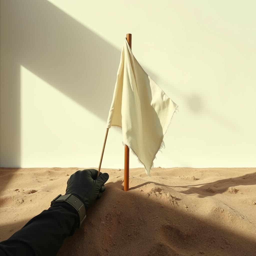 White Flag Between Our Teeth artwork