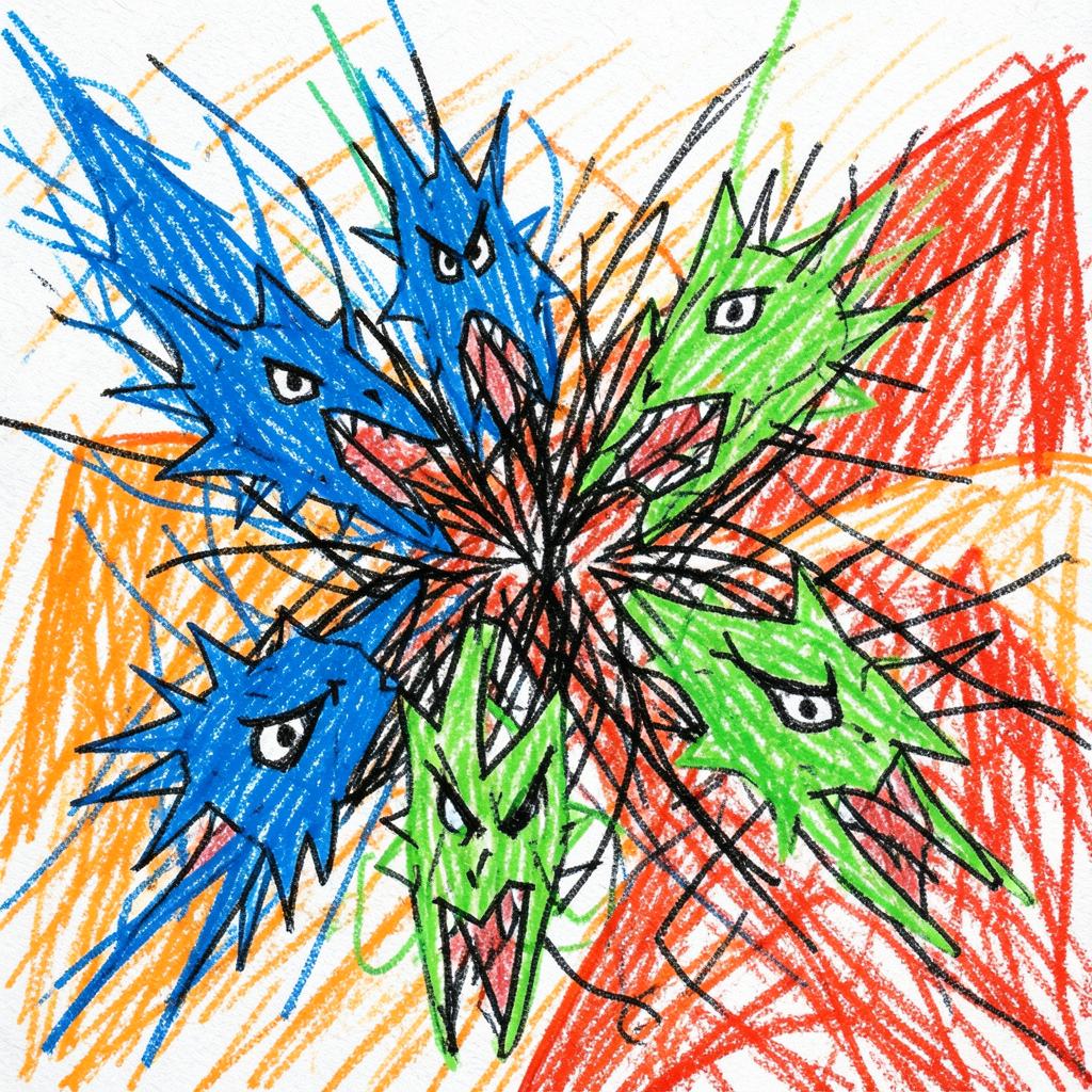 THE NINE-HEADED DRAGON AWAKES artwork