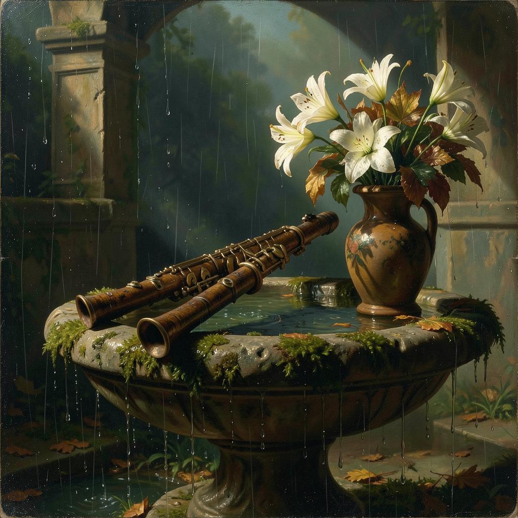 Вечерний кларнет (Кларнет и дождь). +2 artwork