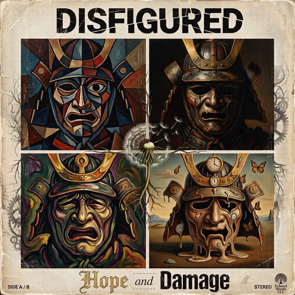 Disfigured artwork