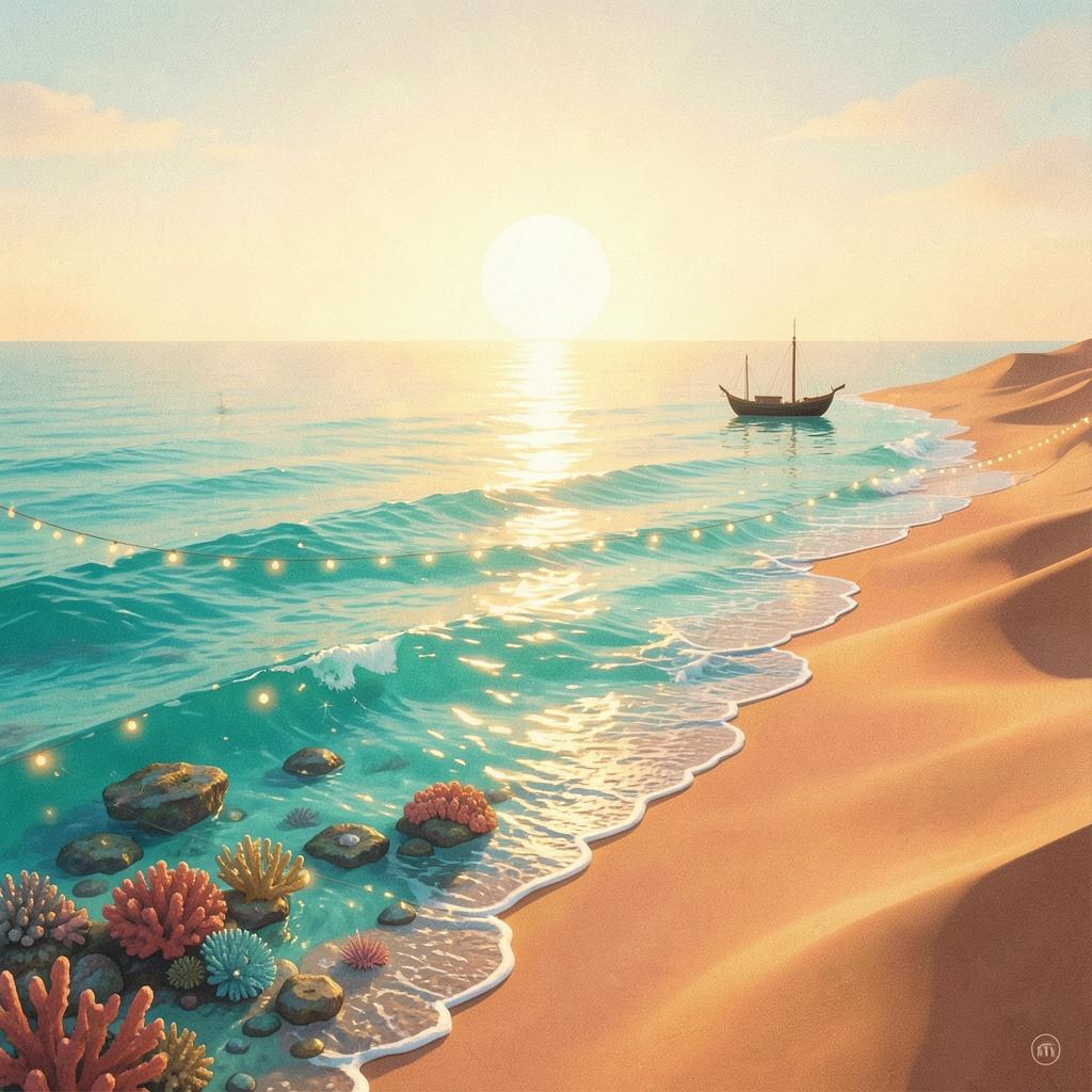Desert sand in my hands artwork