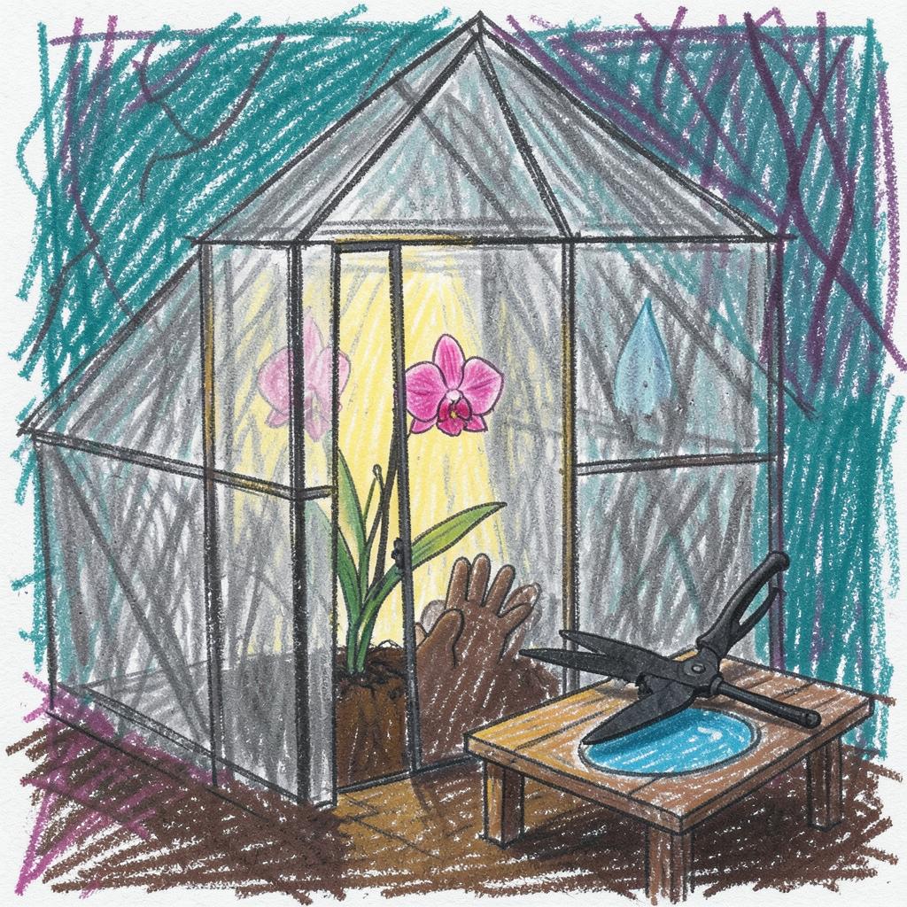 Greenhouse at Midnight artwork