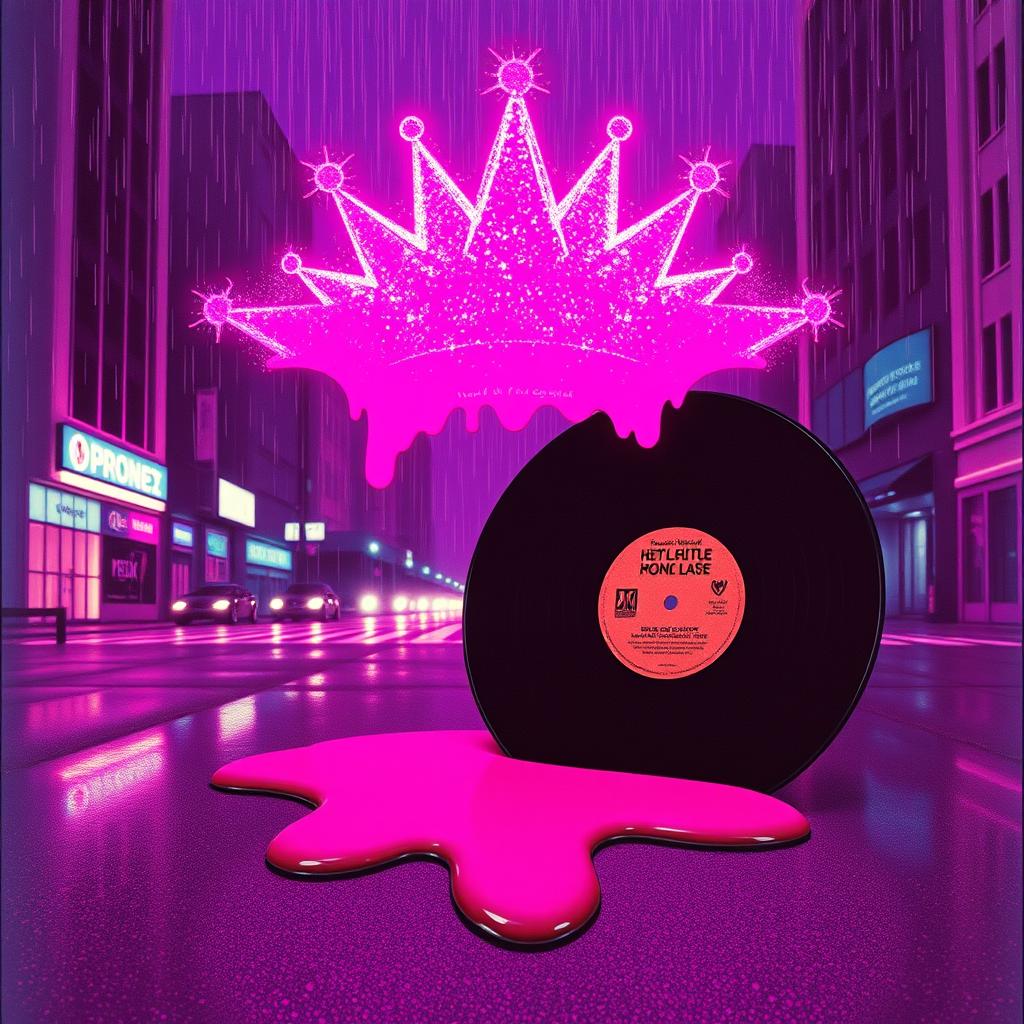 Fuchsia Downpour (Raise a Glass to Tash) artwork