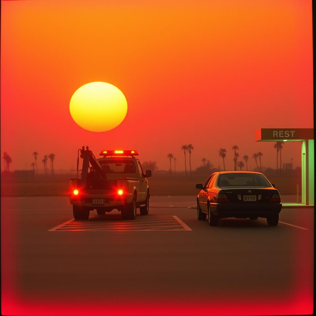 Towed Inna Rest Stop artwork