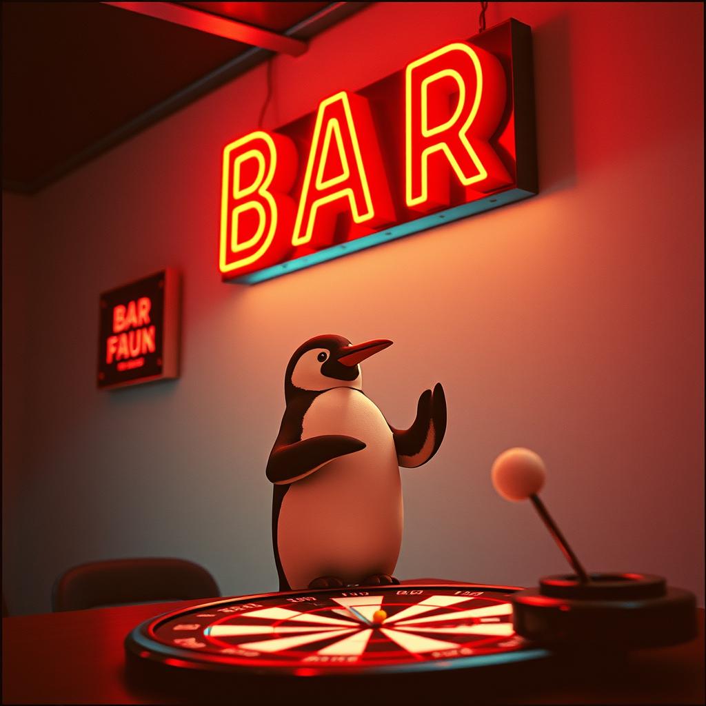The Old Man and the Penguin artwork
