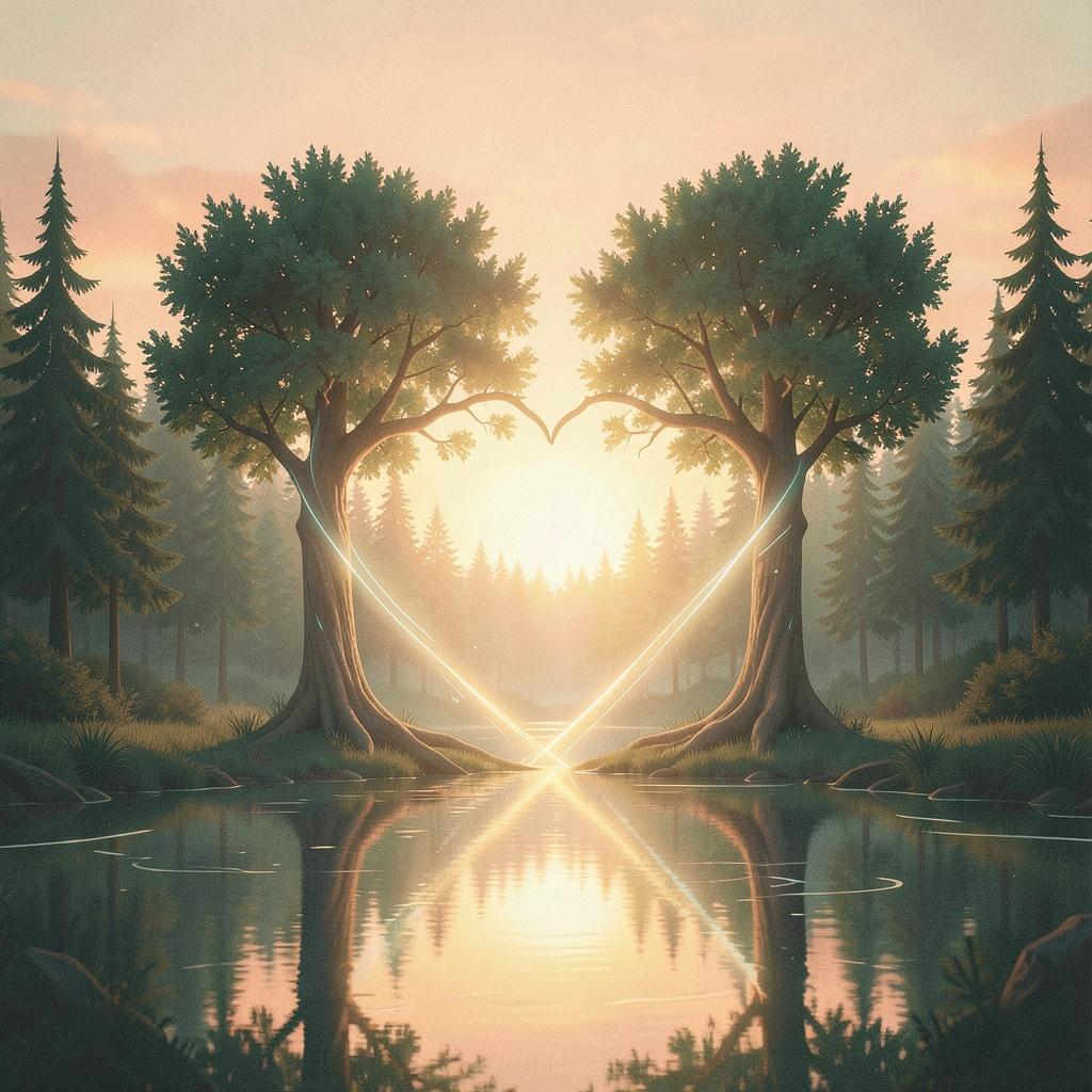 Sunrise in the Pines
