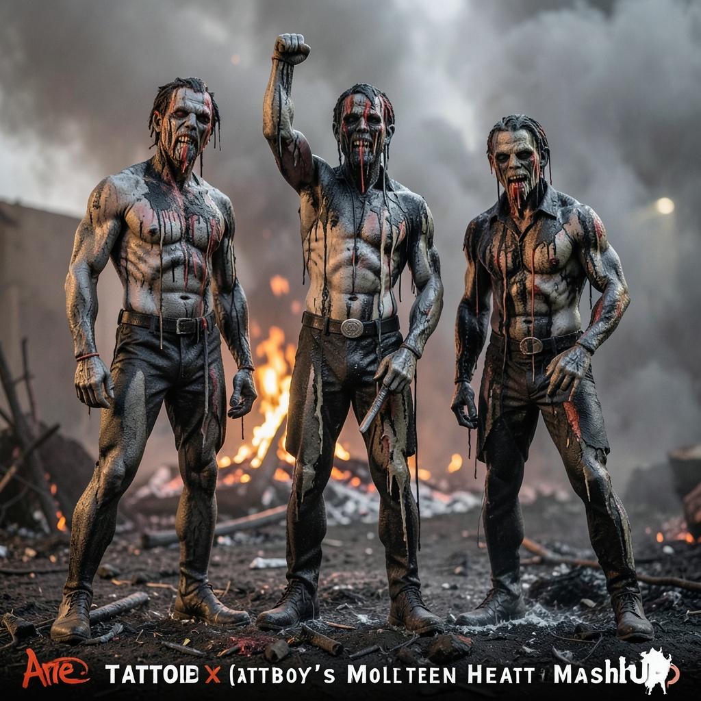 3 Statues X BBQ Smoke (tattboy's Molten Heat MashUp) artwork