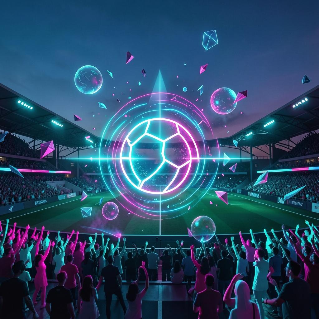 football with a miguel 'raise your cup' clubmix artwork