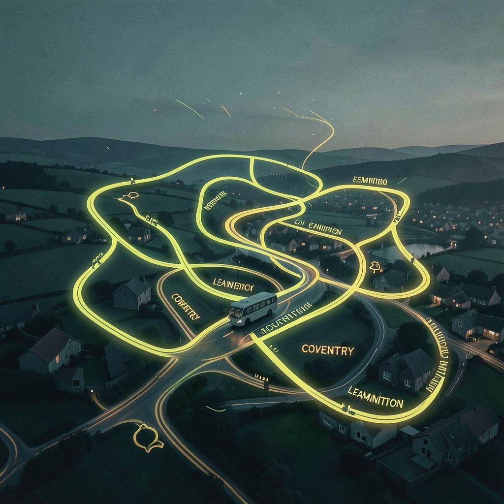 Warwickshire wide loop artwork