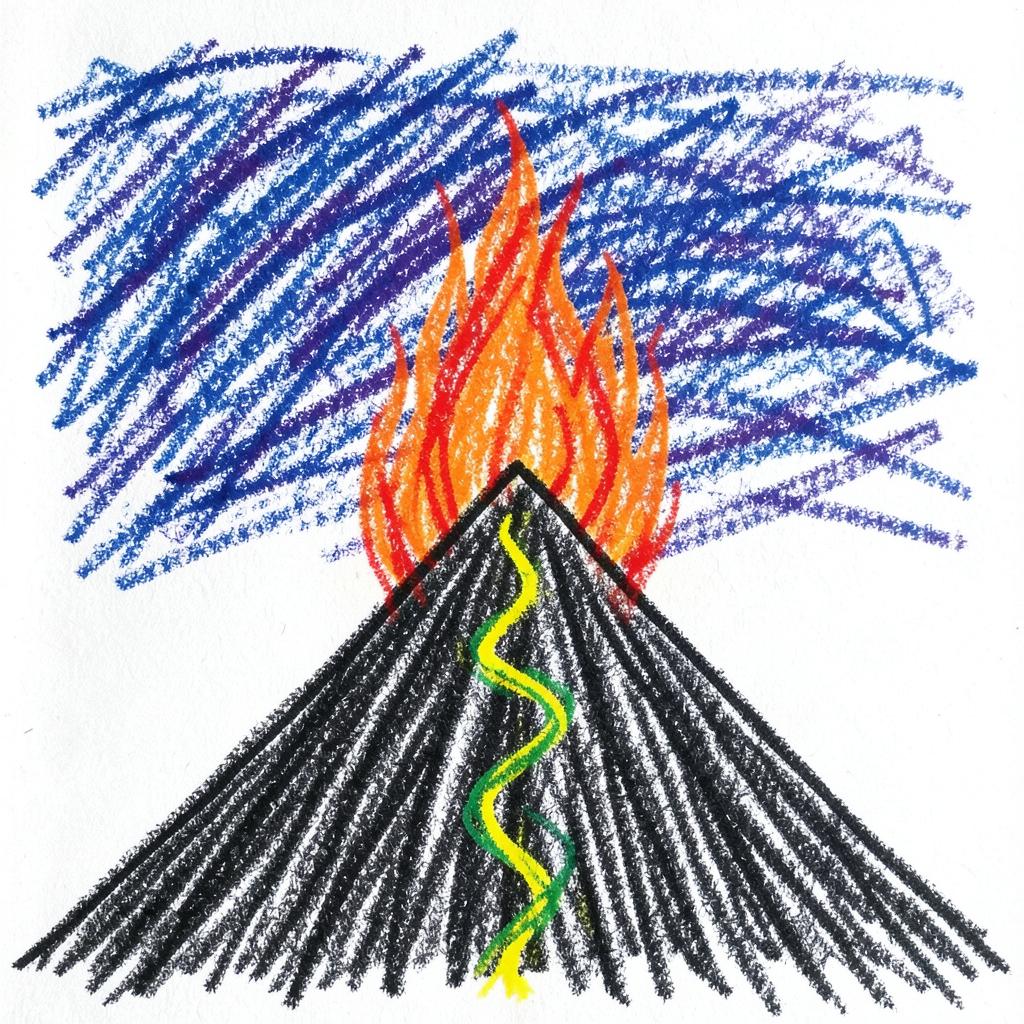 ●The Mountain That Holds the Flame artwork