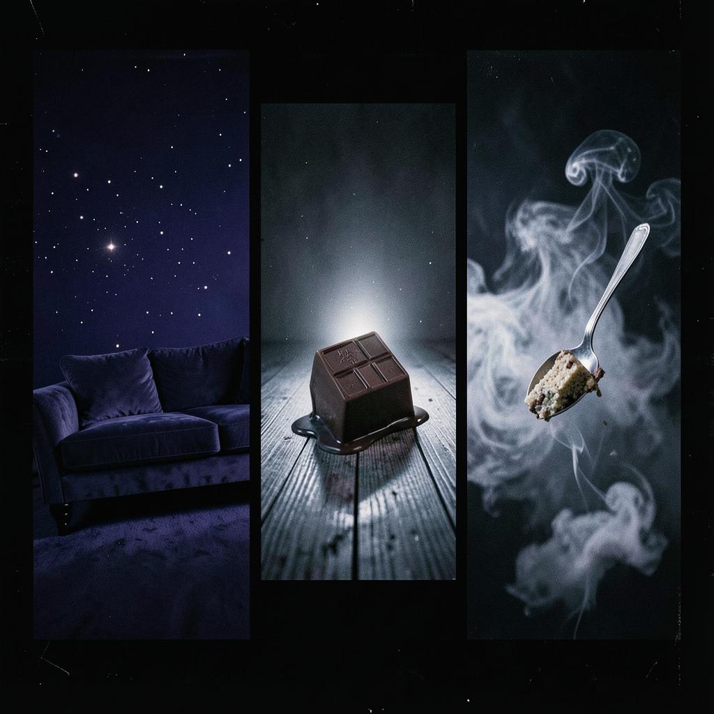 living room cosmos artwork
