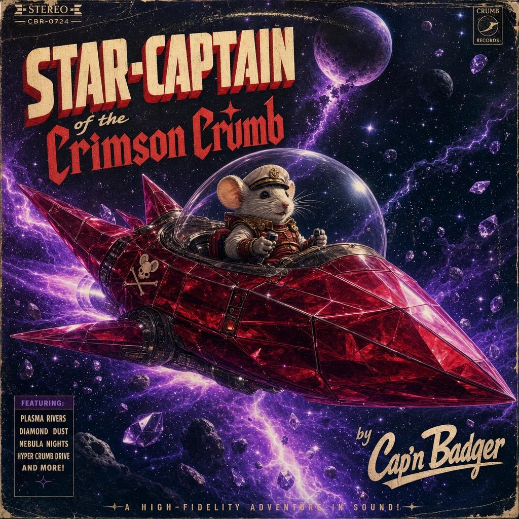 The Adventures of Cap’n Squeaky and the Crimson Crumb.